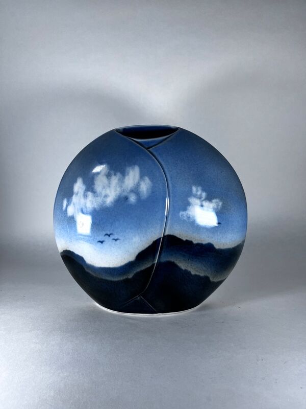 Vase Yves Mohy pour Virebent 1970