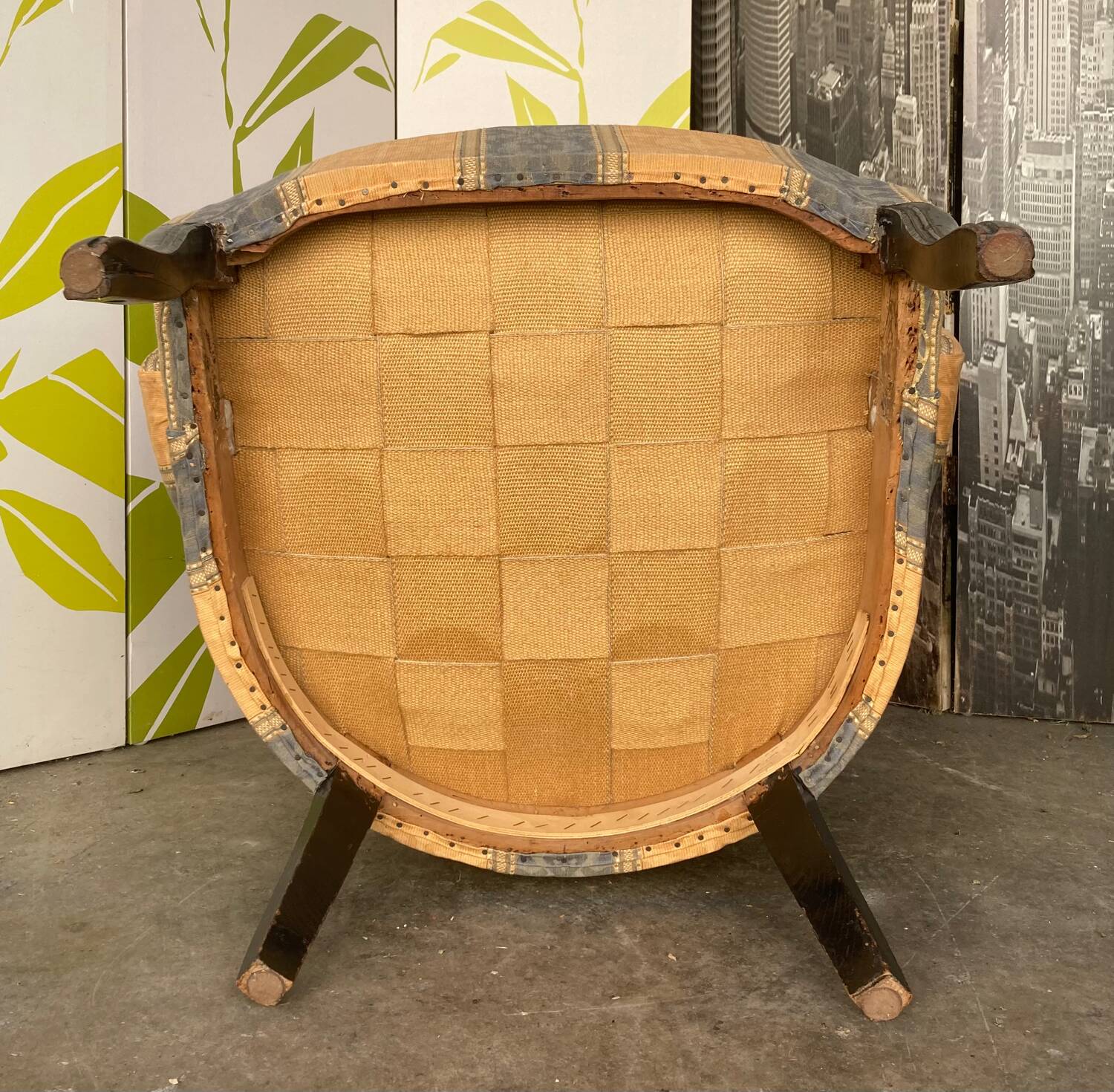 Napoleon III fireside chair, 19th century