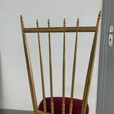 Vintage Chiavari Velvet Chair Circa 1960 Italy