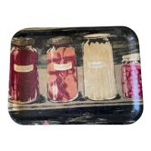 Plateau fibre de verre vintage