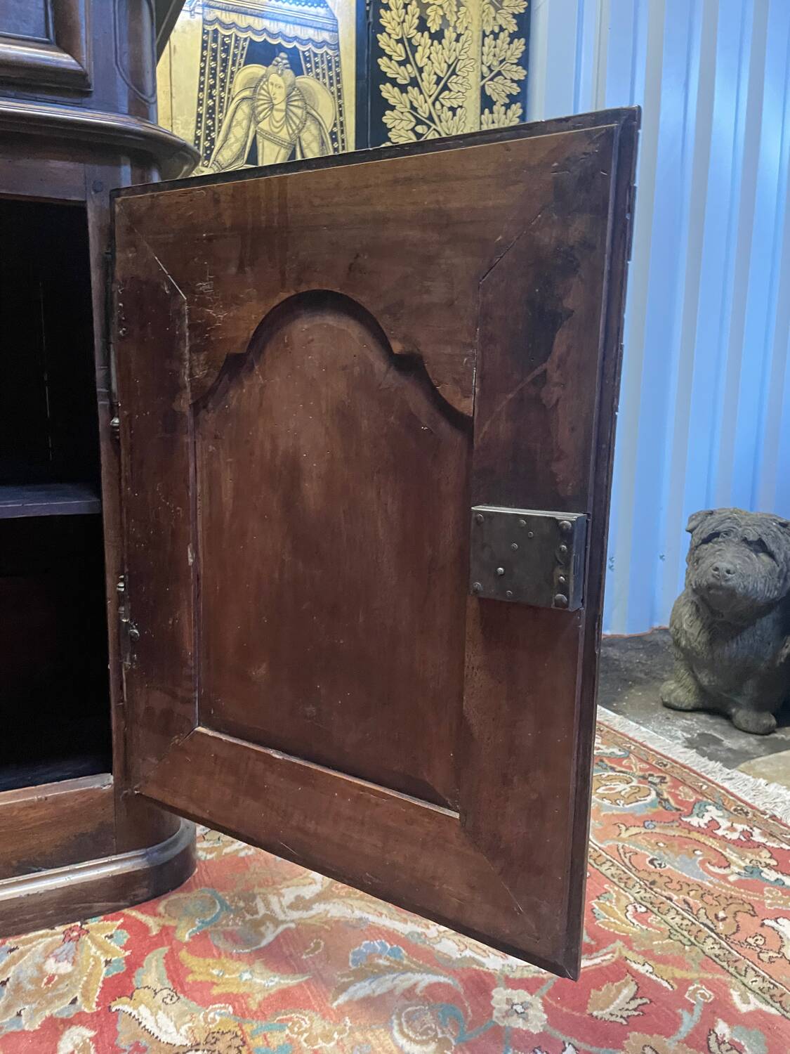 Louis XIV period hunting or wood paneling buffet