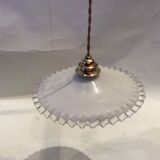 Vintage opaline suspension