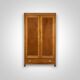 Vintage Wooden Wardrobe, 1930s, Czechoslovakia