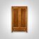 Vintage Wooden Wardrobe, 1930s, Czechoslovakia