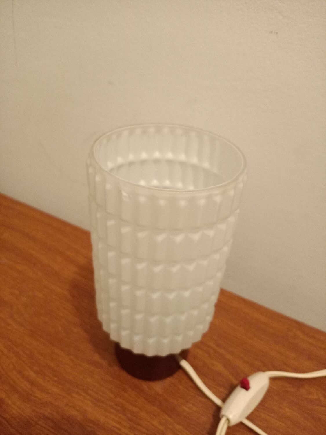 Scandinavian teak table lamp