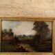 Farm landscape scene painting