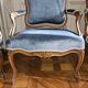 set of 4 Louis XV armchairs with queen's backs