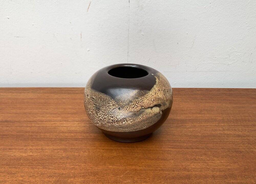 Mid-century German studio pottery vase by Till Sudeck, 1960s.