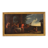 Italian painting Bamboccianti genre scene