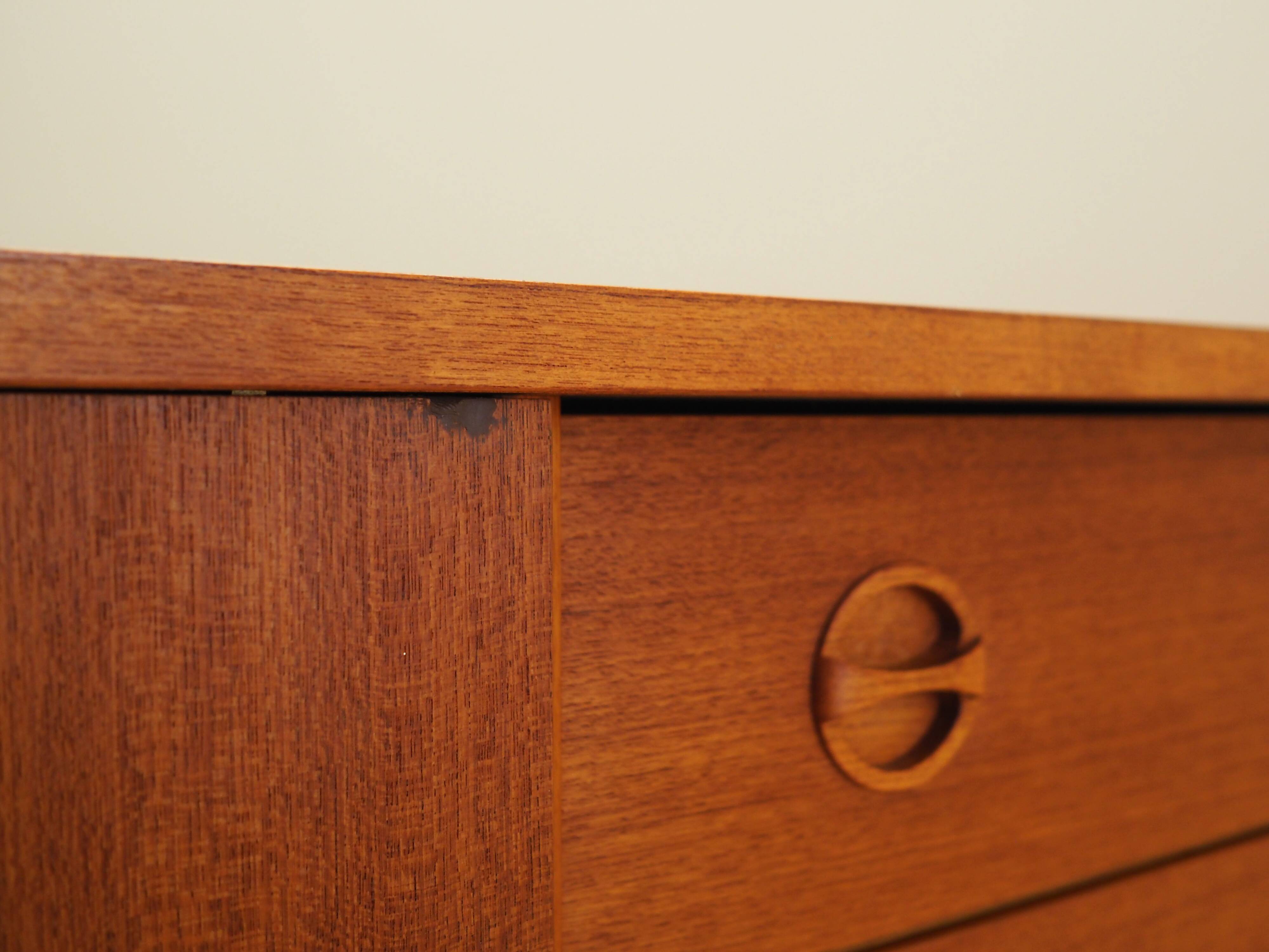 Teak sideboard, Danish design, 1970s, production: Denmark