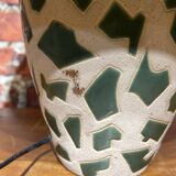 Ceramic lamp signed D