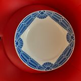 8 Flat plates Blue dntourage, Badonviller, Céanie model