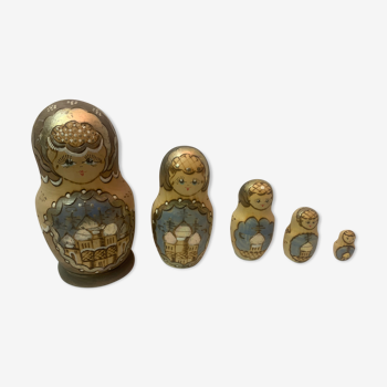 Poupées matryoshkas de Noël