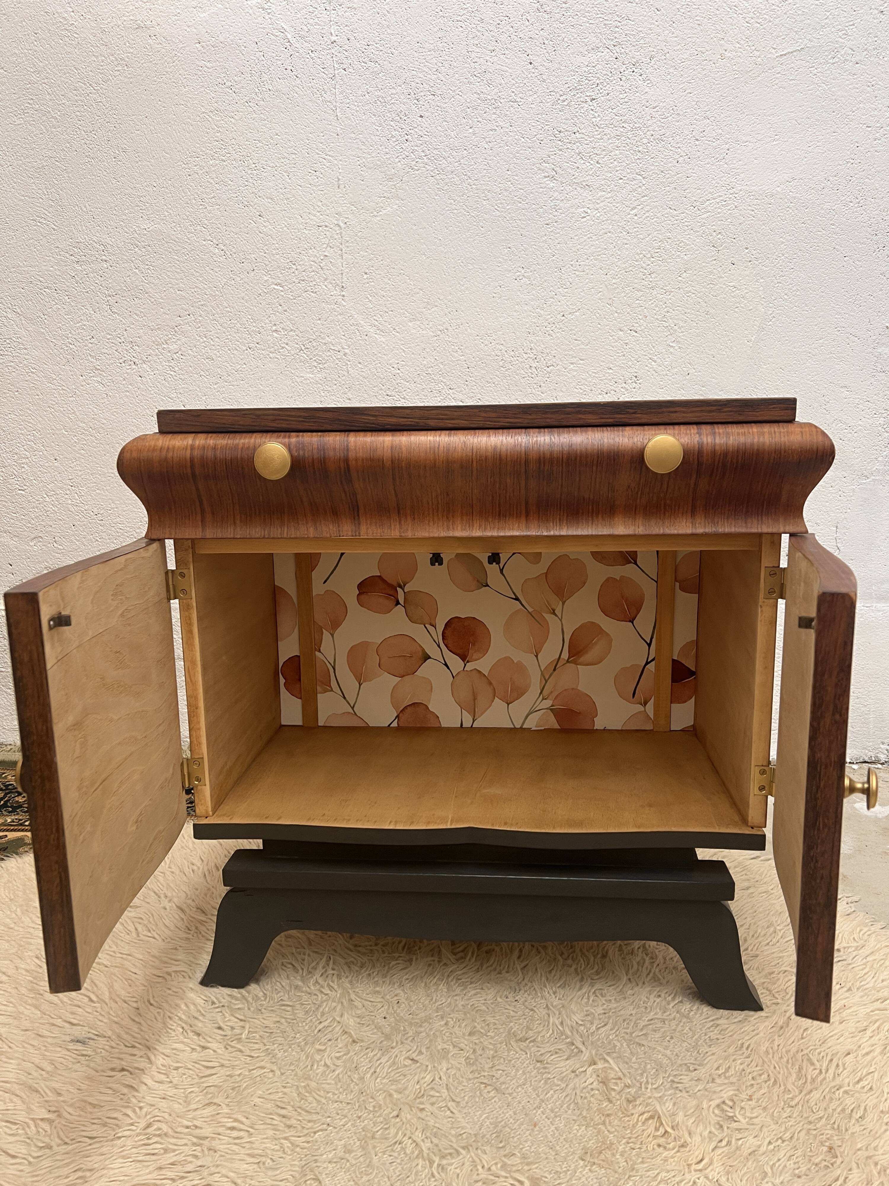 Art Deco side table - Rosewood, 1920s-1950s