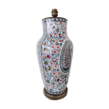 Porcelain lamp foot decorated with Cashemere decoration