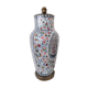 Pied de lampe en porcelaine à décor de Cashemere