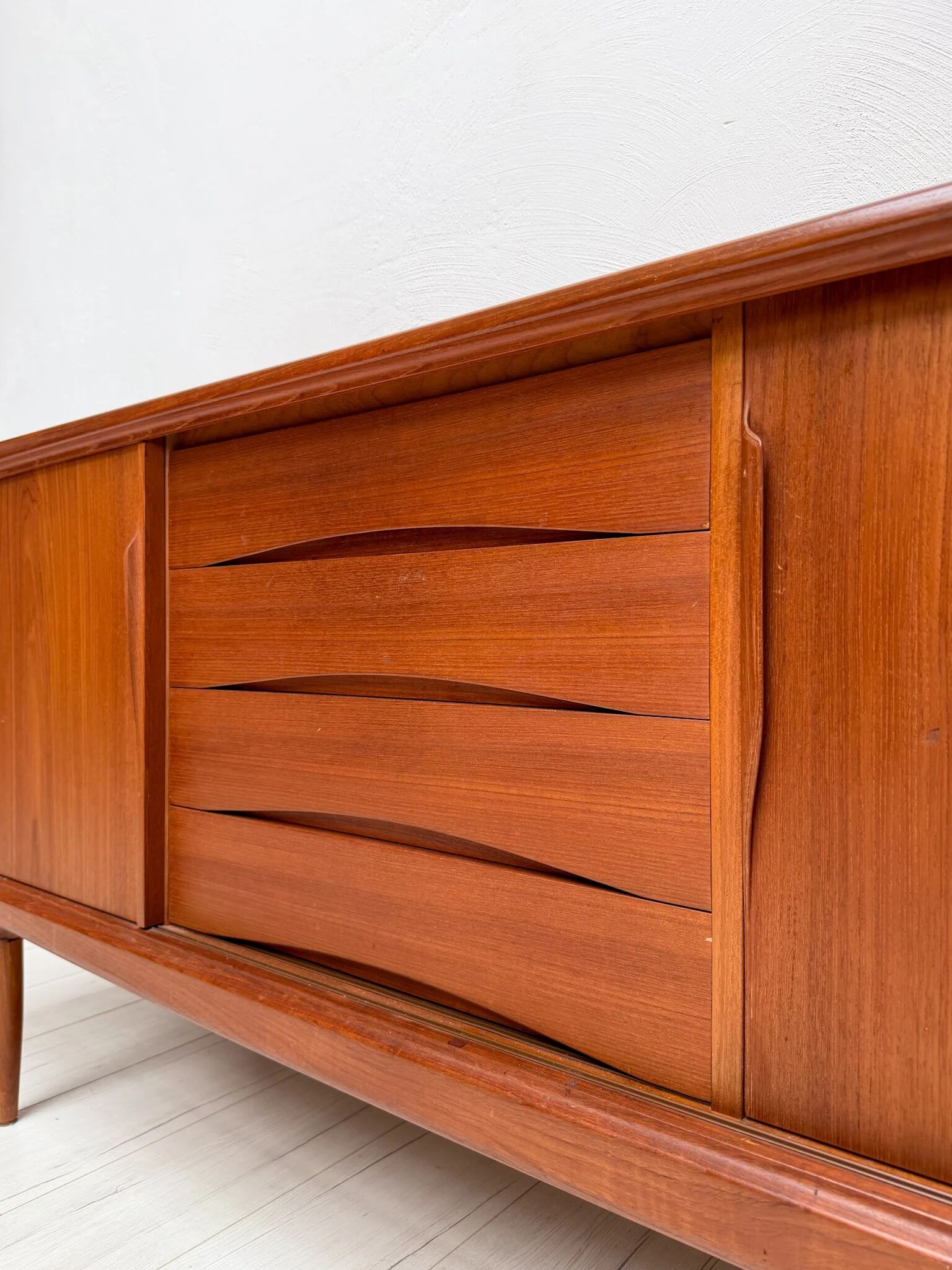 1960s Danish mid-century teak sideboard by Axel Christensen for ACO Møbler