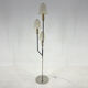Italian Chrome & Murano Glass 'Magic Mushrooms' Floor Lamp, 1970's