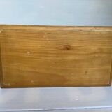 Small wooden step stool bench