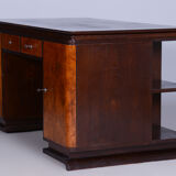 Bureau en frêne de chêne ArtDéco, Tchéquie, années 1930