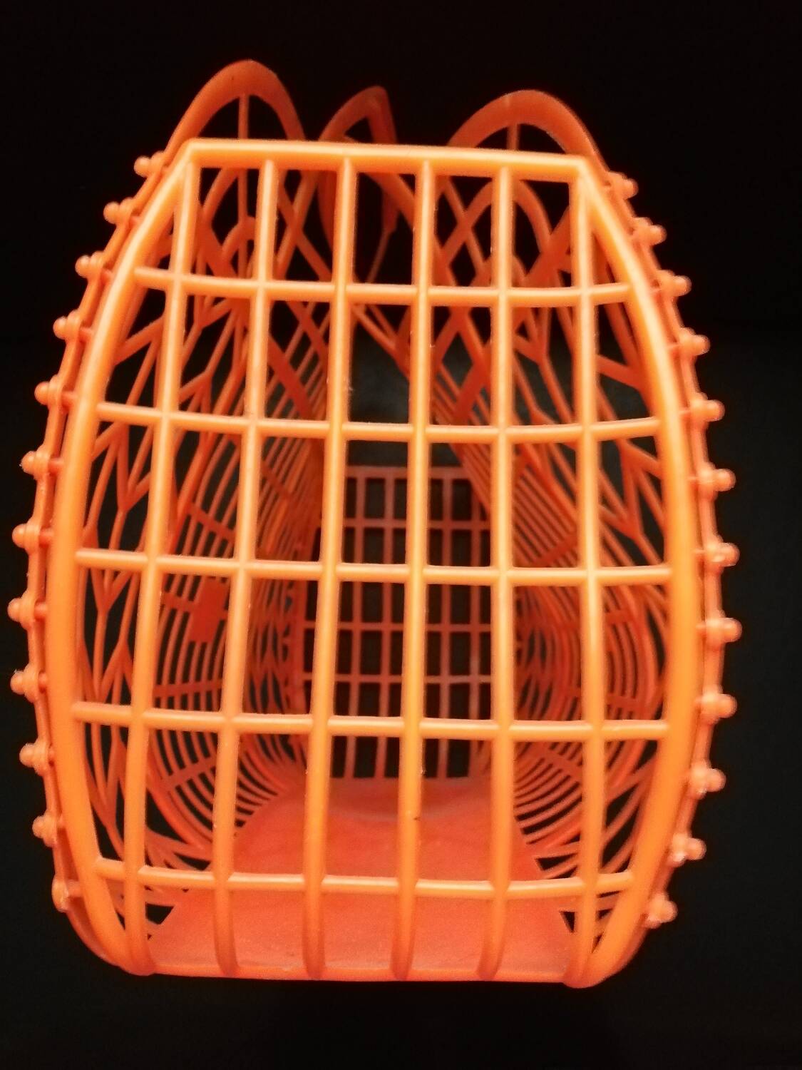 Vintage plastic shopping basket