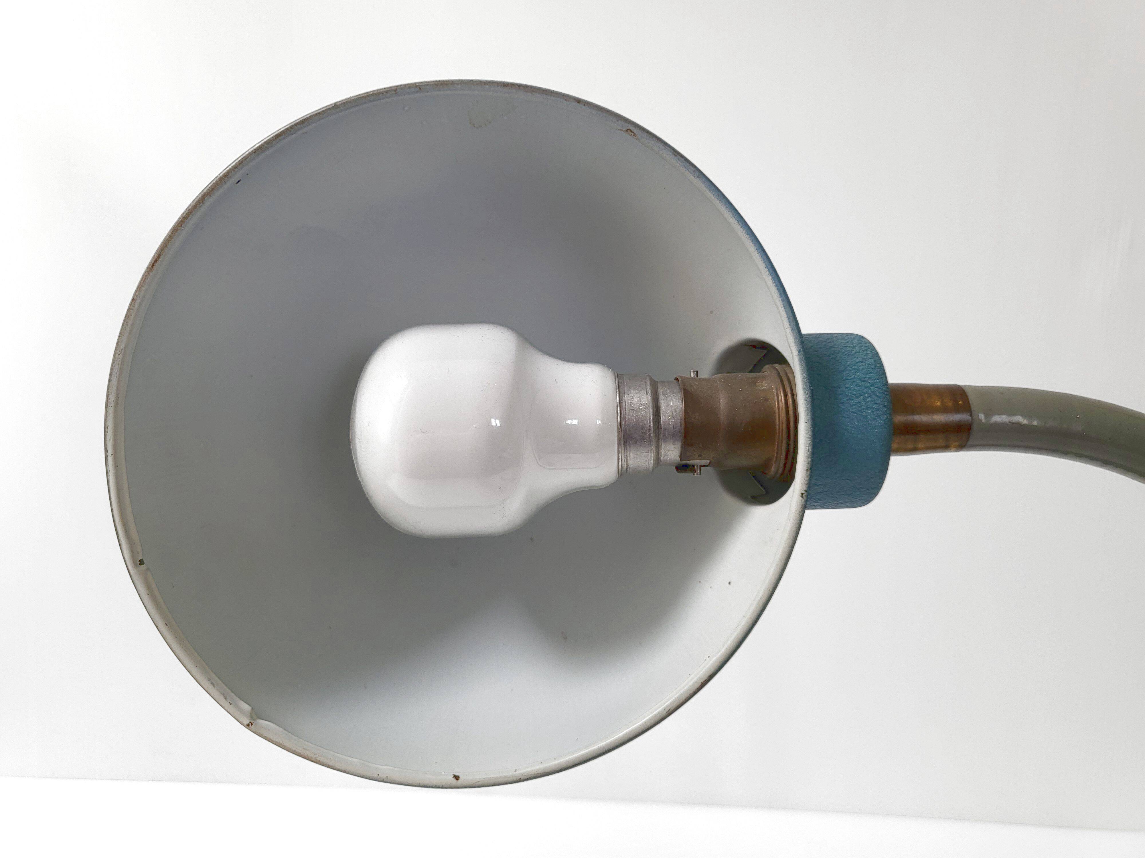 Vintage industrial workshop desk lamp