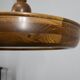 Large Wooden Art Deco Chandelier, 1930s