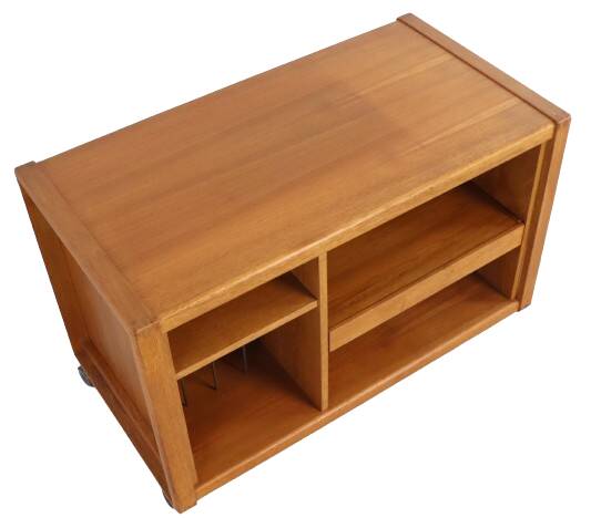 vintage teak deens Audiomeubel / platenspeler kast 'Virum'