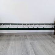 Vintage folding bed – wood and metal – 206 cm – rustic charm and practicality