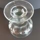 Set of 6 cups in molded glass pressed late nineteenth