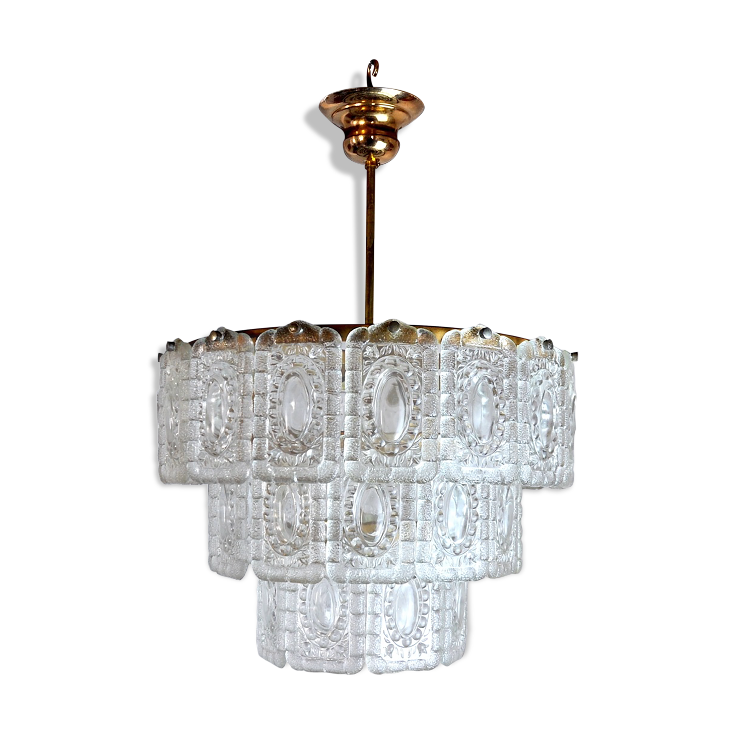 Kinkeldey chandelier, 3 levels, Germany, 1970