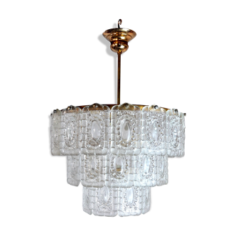 Lustre Kinkeldey, 3 niveaux, Allemagne, 1970