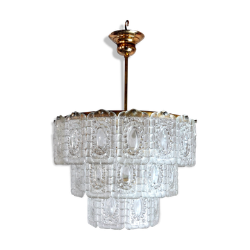 Lustre Kinkeldey, 3 niveaux, Allemagne, 1970