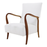 1960s italian armchair in bouclé