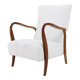 1960s italian armchair in bouclé