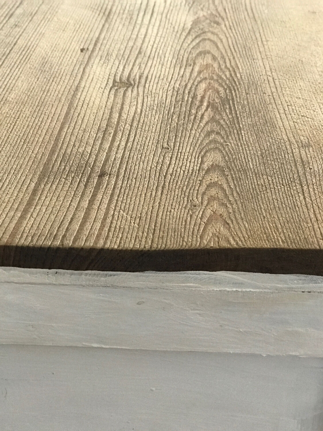 Bedside table vintage country style wood