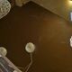 Vintage chrome and glass dining table, Roche Bobois