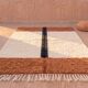 Traditional handmade natural wool rug 2/3 m