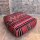 Handmade Berber Kilim pouf, floor cushion