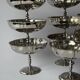 Vintage stainless steel ice cream cups