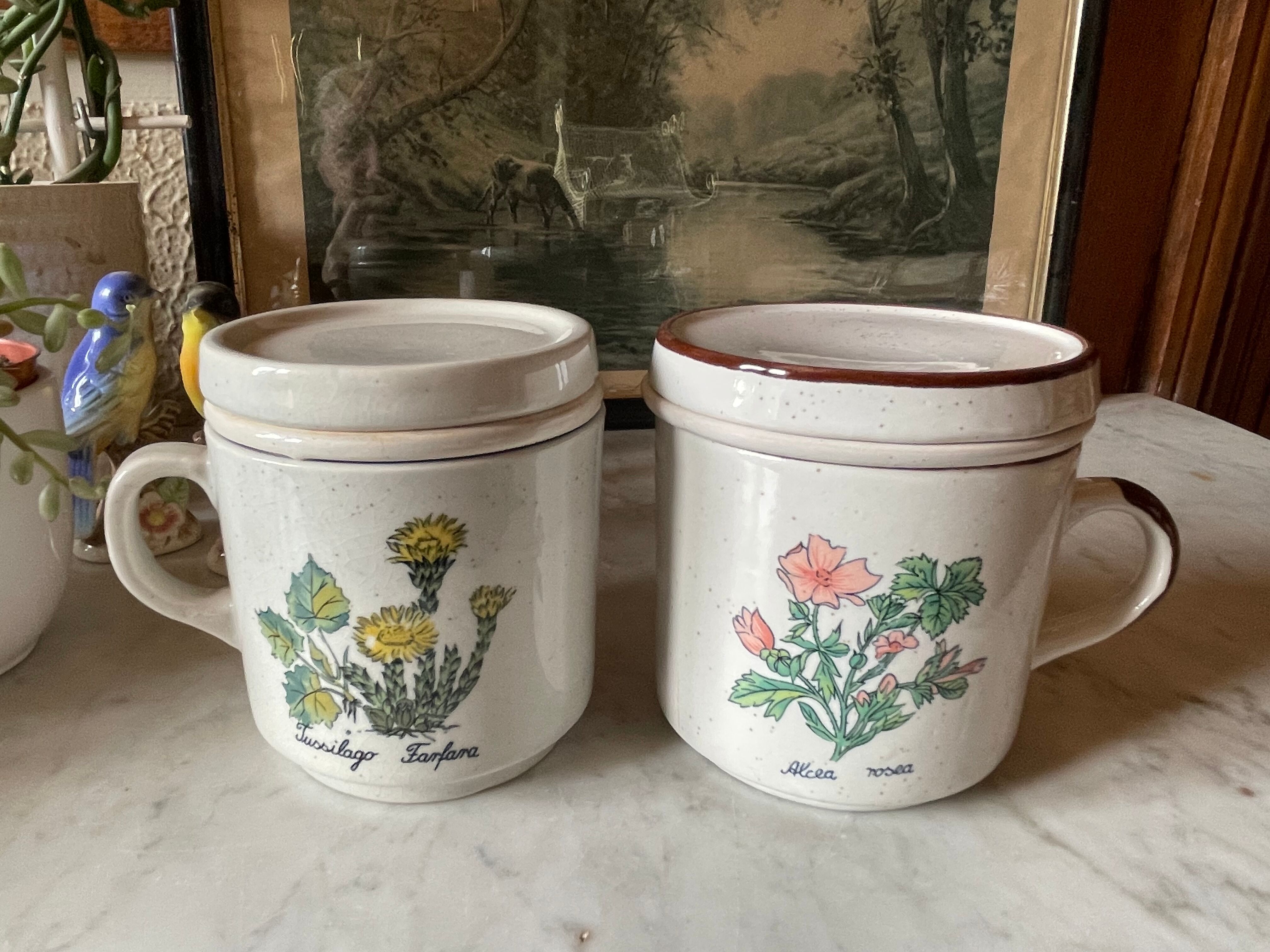 Tisanière en grès vintage