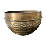 Art Deco brass pot cache