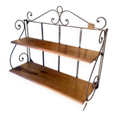 Étagère pliable en fer forgé