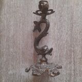 Bougeoir Ancien en bronze