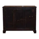 Small Victorian desk in solid walnut with drawers.