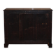 Small Victorian desk in solid walnut with drawers.