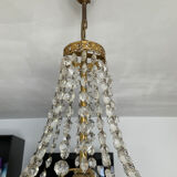 Hot air balloon chandelier with tassels
