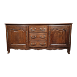 Louis XV style sideboard in solid oak circa 1900
