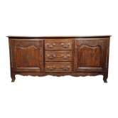 Louis XV style sideboard in solid oak circa 1900