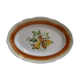 Oval ceramic plate